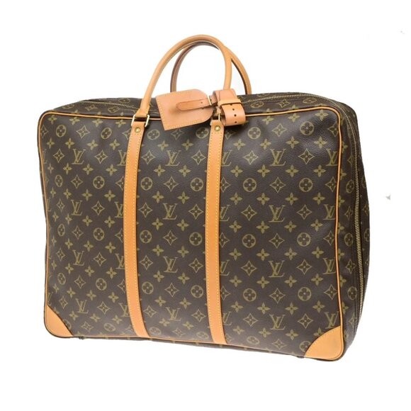 LOUIS VUITTON Sirius 50 Travel Hand Bag Monogram Leather Brown M41406 75YG930 - Picture 1 of 15
